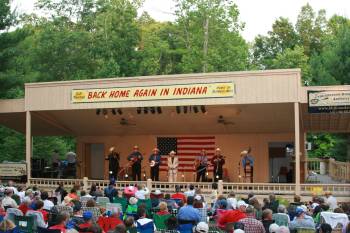 Dr. Ralph Stanley & The Clinch Mountian Boys Onstage at Bean Blossom